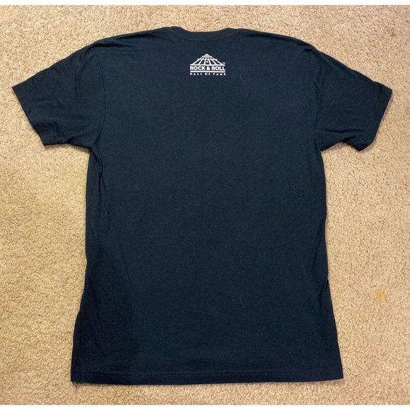 Rolling Stones Graphic Band T Shirt Fifty Years Black Red Size Medium - Picture 2 of 7